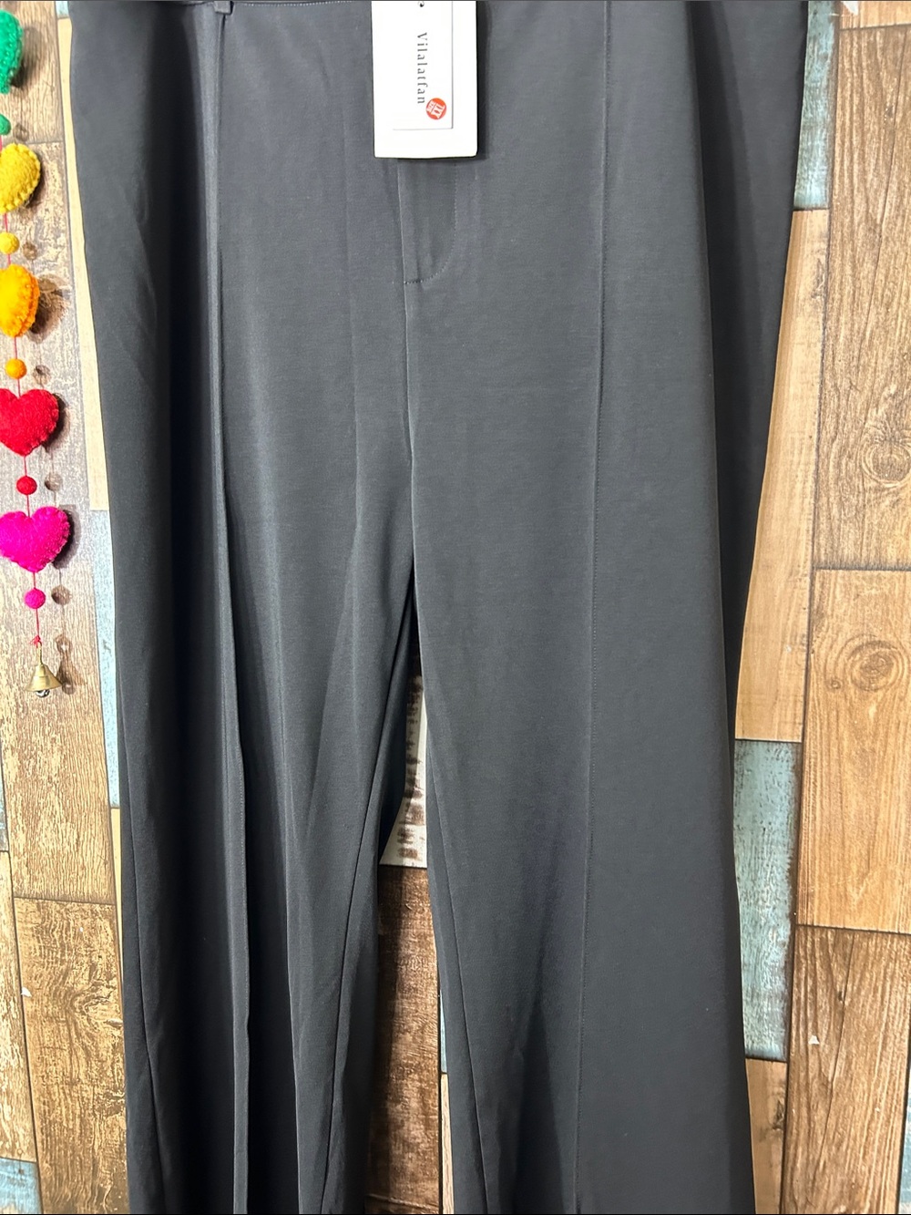 Black Pull-On Flare Pants — Women's Stretch Boot Cut - Picture 4 of 14